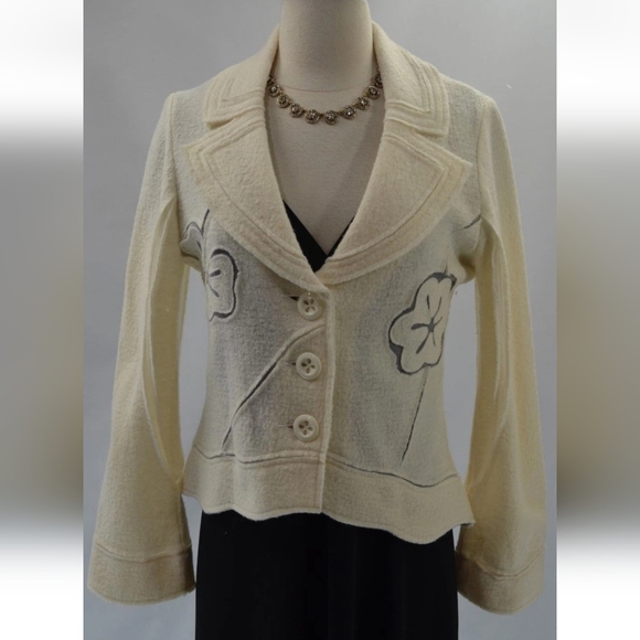 Tribal Jackets & Blazers - Tribal 100% Laine Wool Blazer Size 10